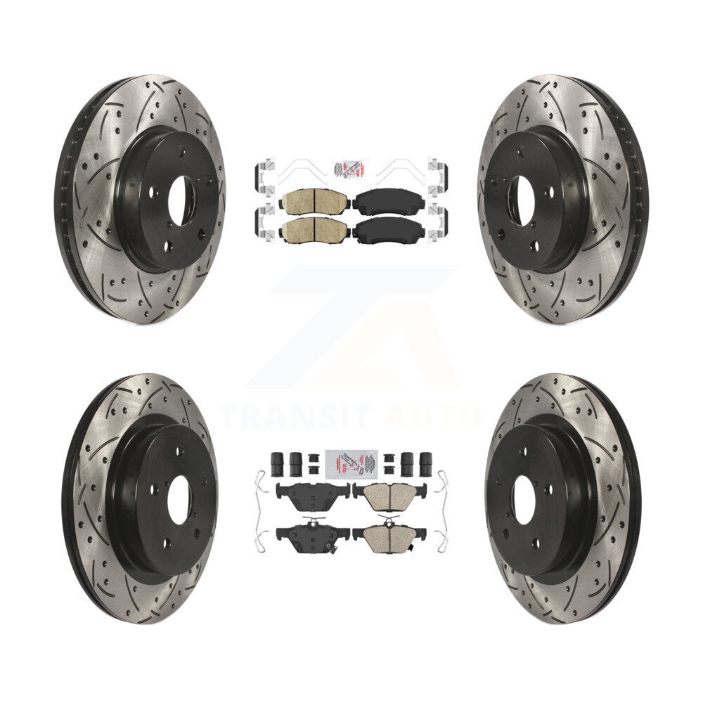 Transit Auto KDA-101513 Disc Brake Kit for 2016-2019 Subaru Legacy - Front and Rear product image