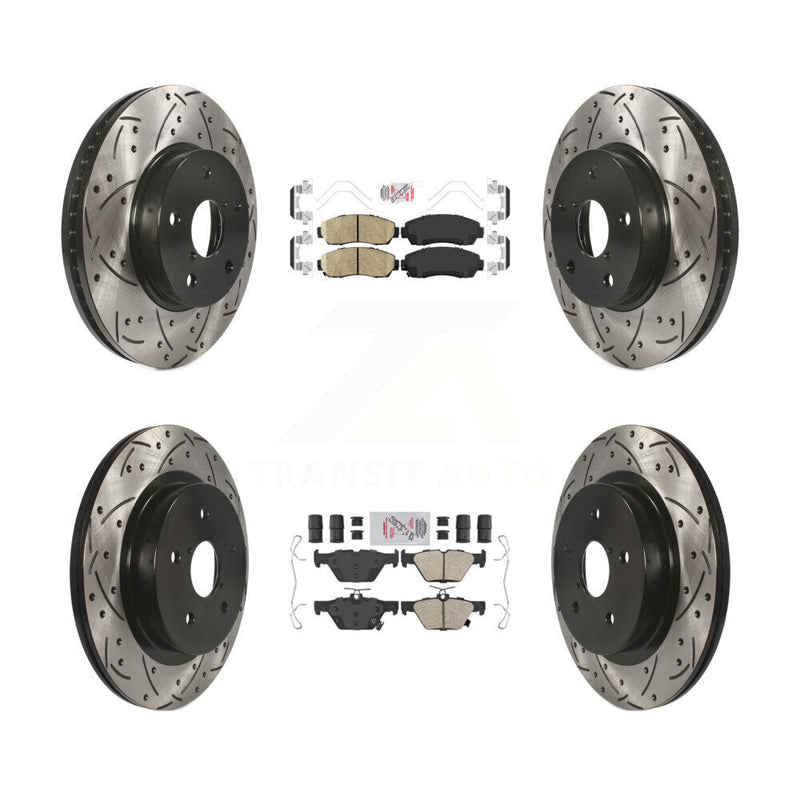 Transit Auto KDA-101513 Disc Brake Kit for 2016-2019 Subaru Legacy - Front and Rear product image