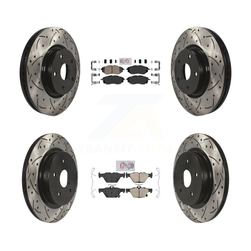 Transit Auto KDA-101514 Disc Brake Kit for 2015-2021 Subaru WRX, Subaru Legacy, Subaru Outback - Front and Rear product image