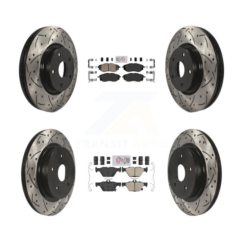Transit Auto KDA-101515 Disc Brake Kit for 2015-2021 Subaru WRX, Subaru Legacy, Subaru Outback - Front and Rear product image