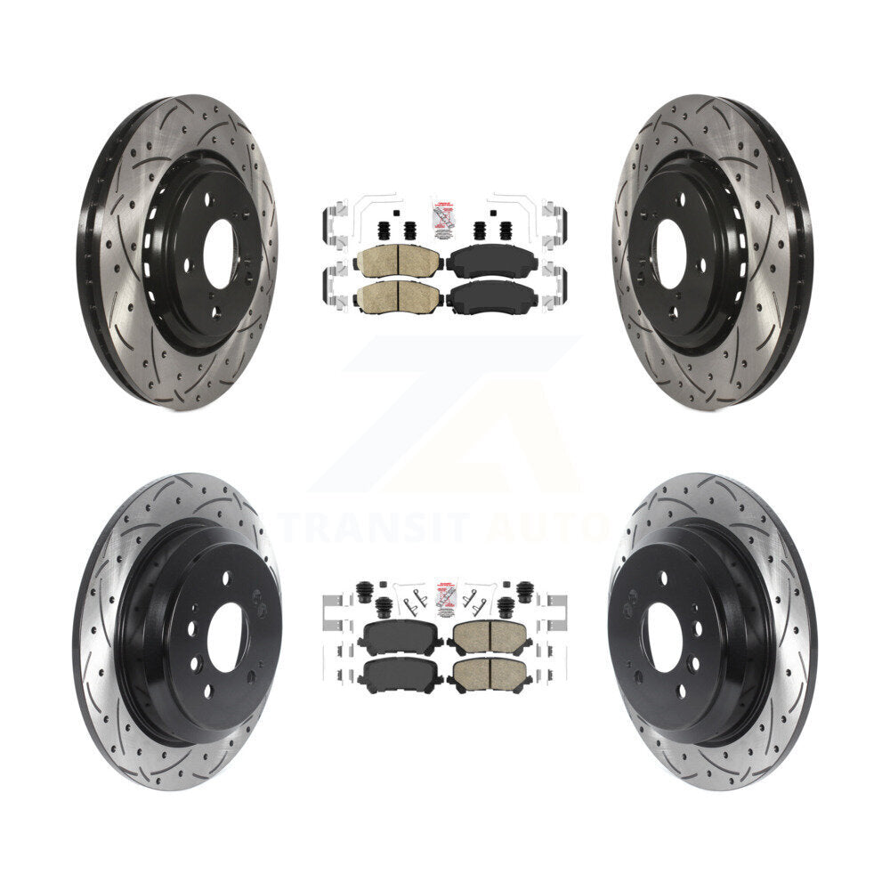 Transit Auto KDA-101516 Disc Brake Kit for 2019-2024 Honda Passport - Front and Rear product image