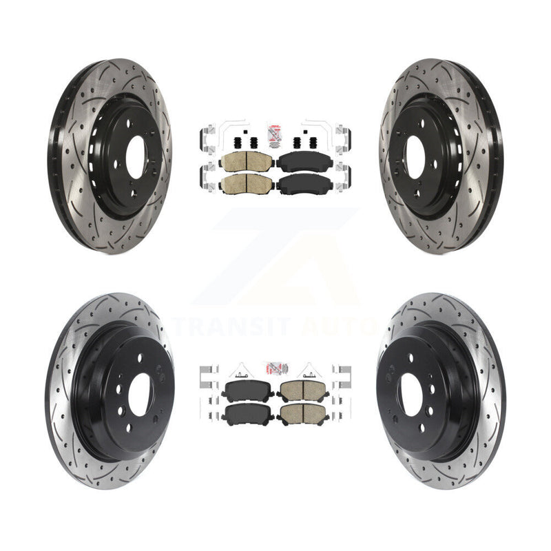 Transit Auto KDA-101517 Disc Brake Kit for 2019-2024 Honda Passport - Front and Rear product image