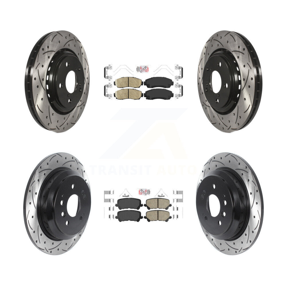 Transit Auto KDA-101519 Disc Brake Kit for 2019-2024 Honda Passport - Front and Rear product image