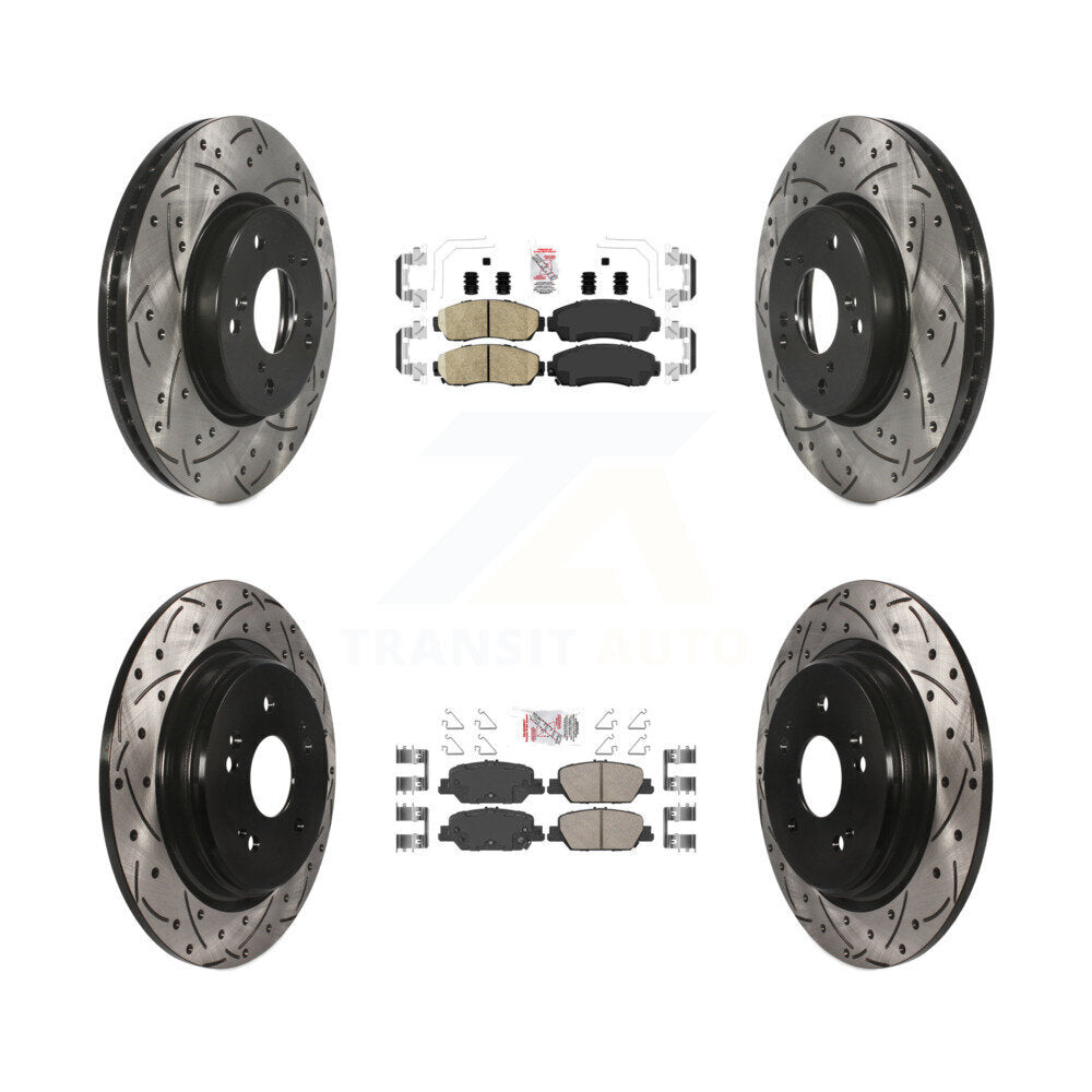 Transit Auto KDA-101522 Disc Brake Kit for 2020 Honda CR-V - Front and Rear product image