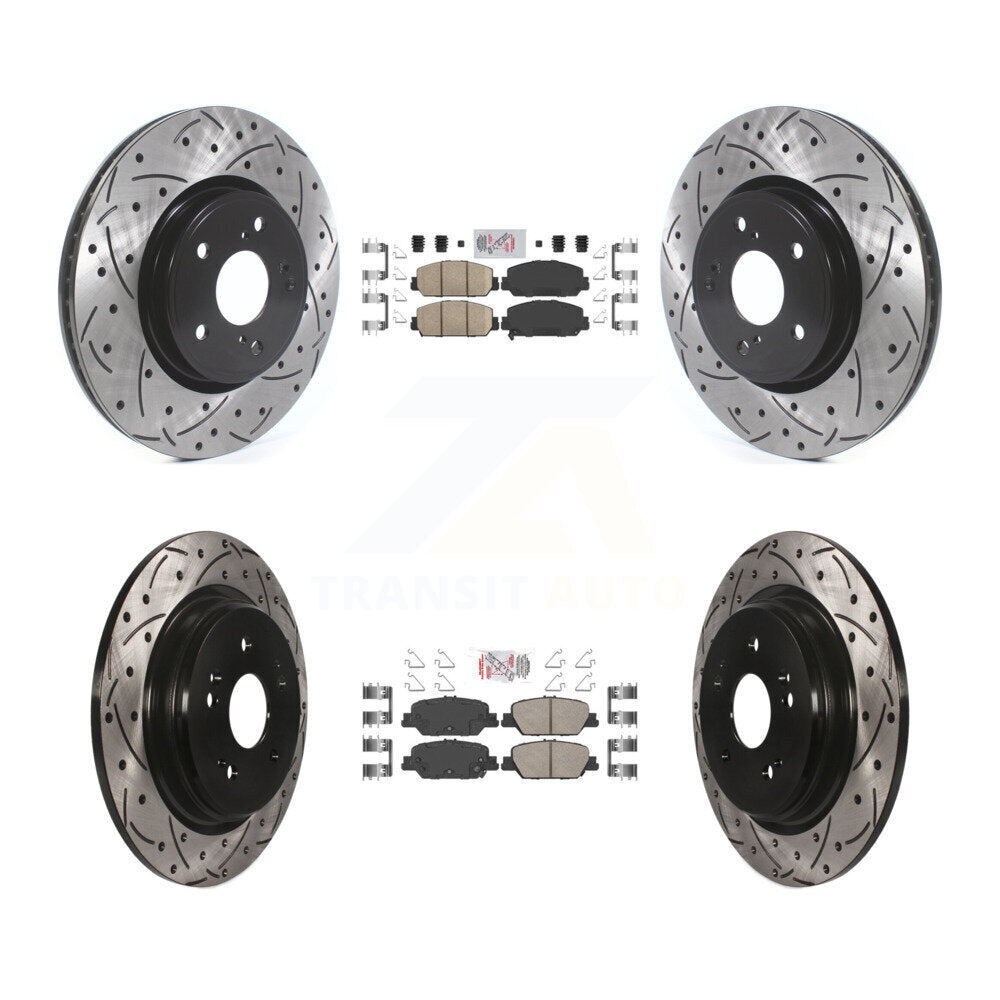 Transit Auto KDA-101527 Disc Brake Kit for 2017-2023 Honda CR-V - Front and Rear product image