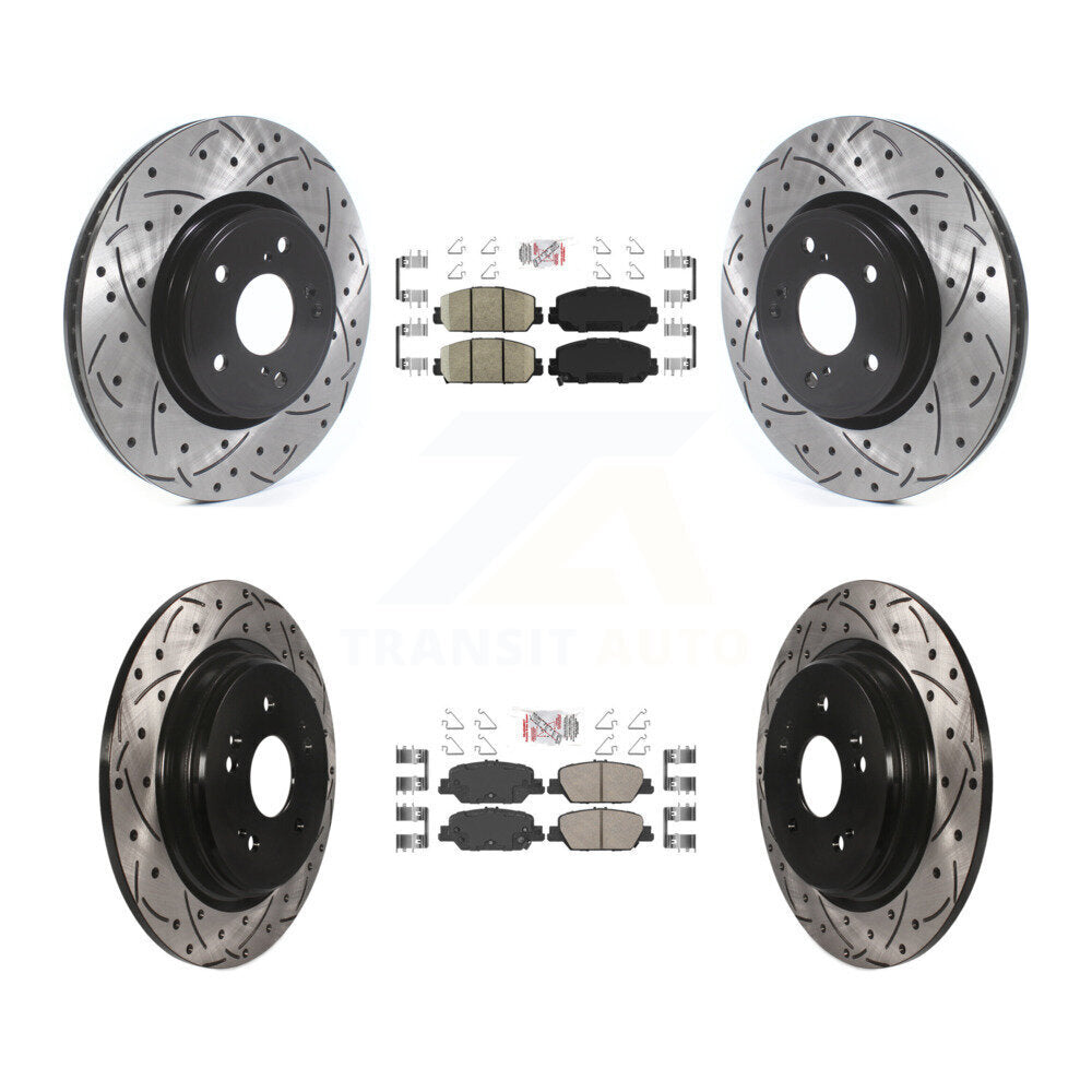 Transit Auto KDA-101531 Disc Brake Kit for 2017-2023 Honda CR-V - Front and Rear product image