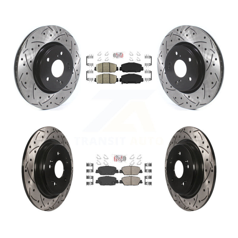 Transit Auto KDA-101531 Disc Brake Kit for 2017-2023 Honda CR-V - Front and Rear product image