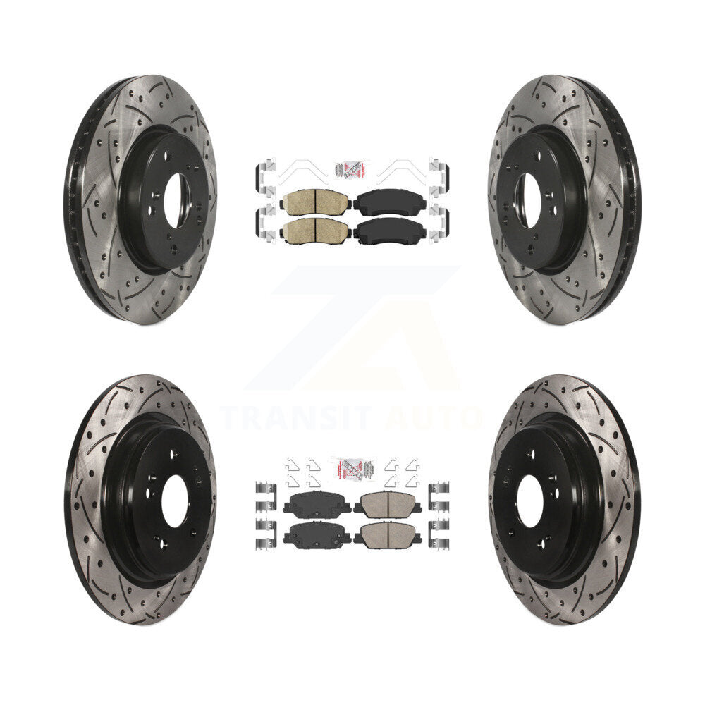 Transit Auto KDA-101534 Disc Brake Kit for 2020 Honda CR-V - Front and Rear product image