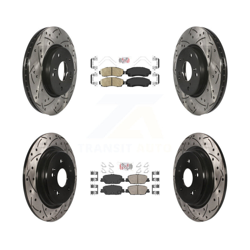 Transit Auto KDA-101534 Disc Brake Kit for 2020 Honda CR-V - Front and Rear product image