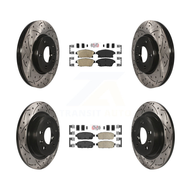 Transit Auto KDA-101544 Disc Brake Kit for 2011-2017 Chevrolet Cruze, Buick Verano, Chevrolet Orlando & more - Front and Rear product image