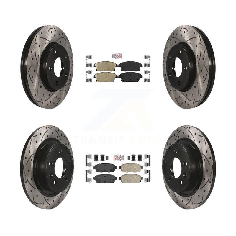 Transit Auto KDA-101546 Disc Brake Kit for 2011-2017 Chevrolet Cruze, Buick Verano, Chevrolet Orlando & more - Front and Rear product image