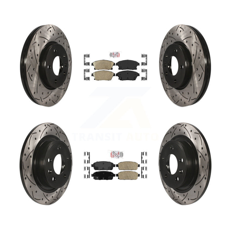 Transit Auto KDA-101547 Disc Brake Kit for 2011-2017 Chevrolet Cruze, Buick Verano, Chevrolet Orlando & more - Front and Rear product image