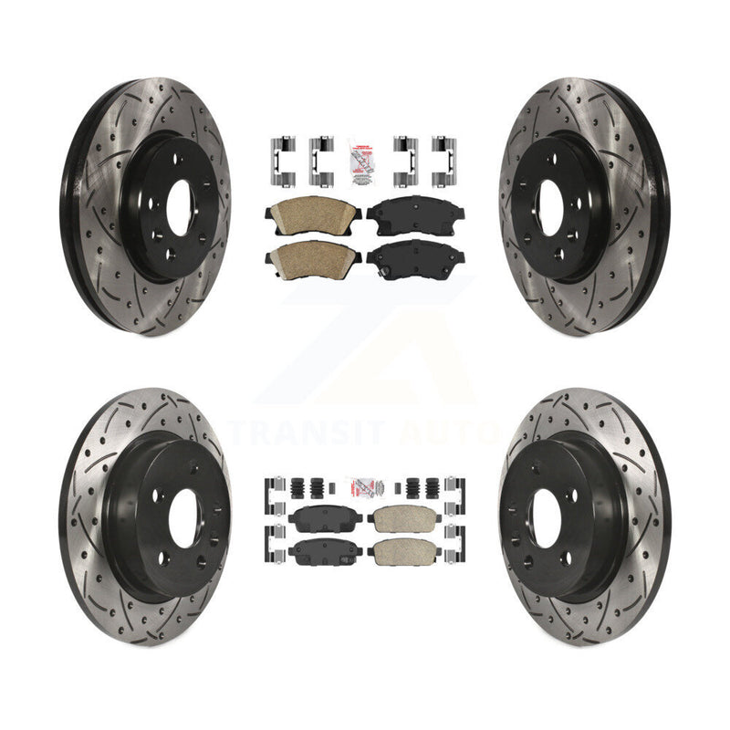 Transit Auto KDA-101548 Disc Brake Kit for 2011-2017 Chevrolet Cruze Limited, Chevrolet Sonic, Chevrolet Cruze - Front and Rear product image