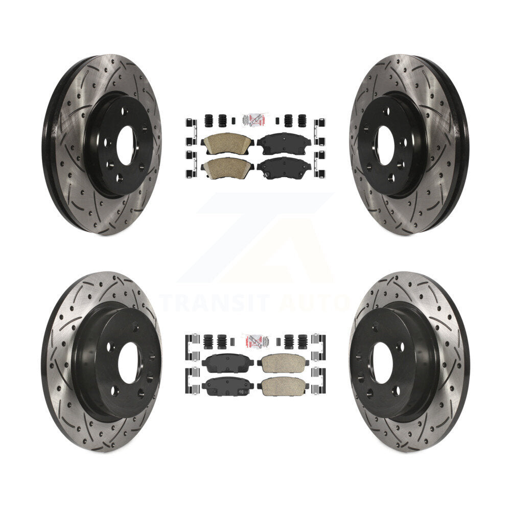 Transit Auto KDA-101550 Disc Brake Kit for 2011-2017 Chevrolet Cruze Limited, Chevrolet Sonic, Chevrolet Cruze - Front and Rear product image