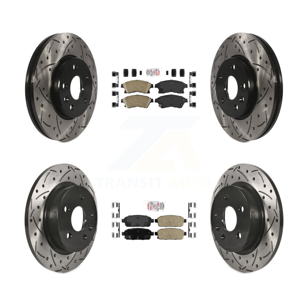 Transit Auto KDA-101551 Disc Brake Kit for 2011-2017 Chevrolet Cruze Limited, Chevrolet Sonic, Chevrolet Cruze - Front and Rear product image