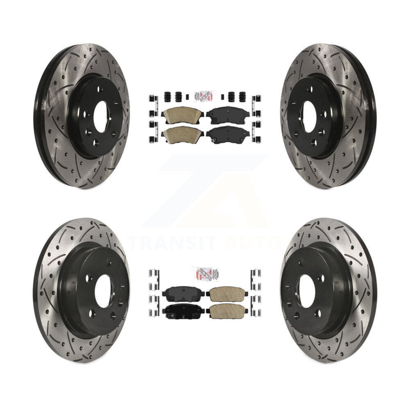 Transit Auto KDA-101551 Disc Brake Kit for 2011-2017 Chevrolet Cruze Limited, Chevrolet Sonic, Chevrolet Cruze - Front and Rear product image