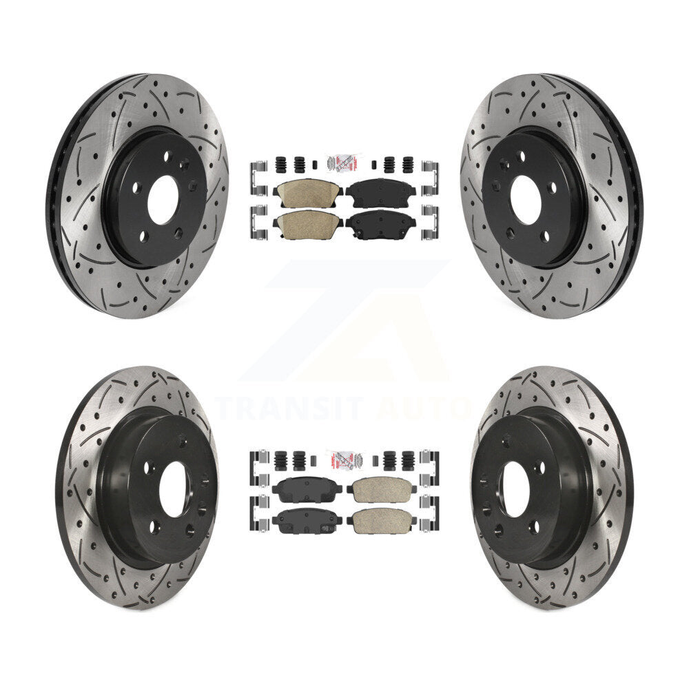 Transit Auto KDA-101552 Disc Brake Kit for 2013-2017 Buick Encore, Chevrolet Trax - Front and Rear product image