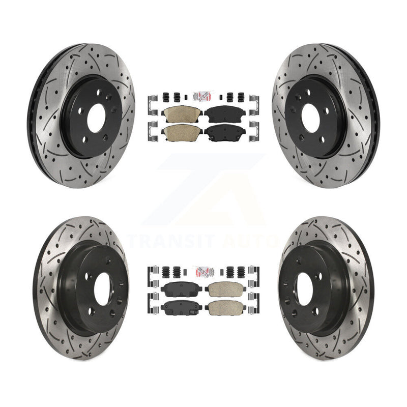 Transit Auto KDA-101552 Disc Brake Kit for 2013-2017 Buick Encore, Chevrolet Trax - Front and Rear product image