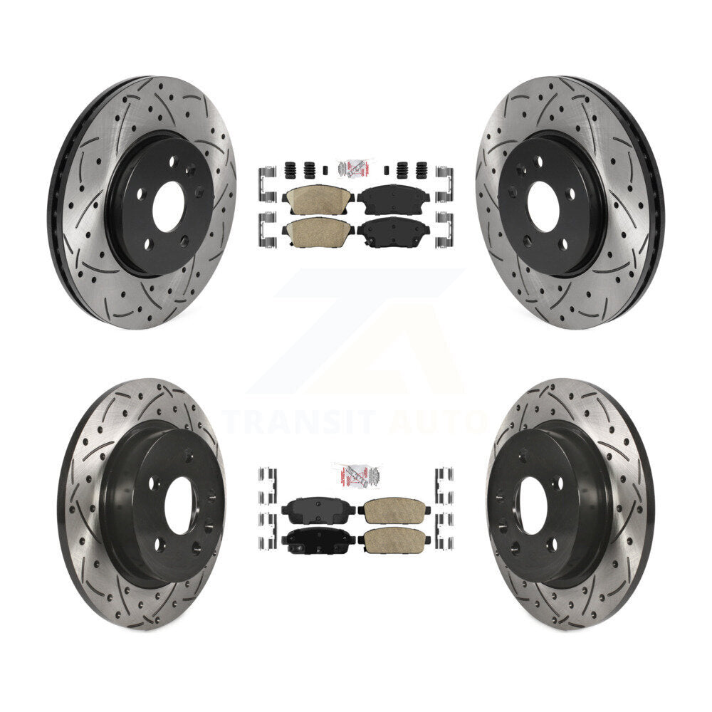 Transit Auto KDA-101553 Disc Brake Kit for 2013-2017 Buick Encore, Chevrolet Trax - Front and Rear product image
