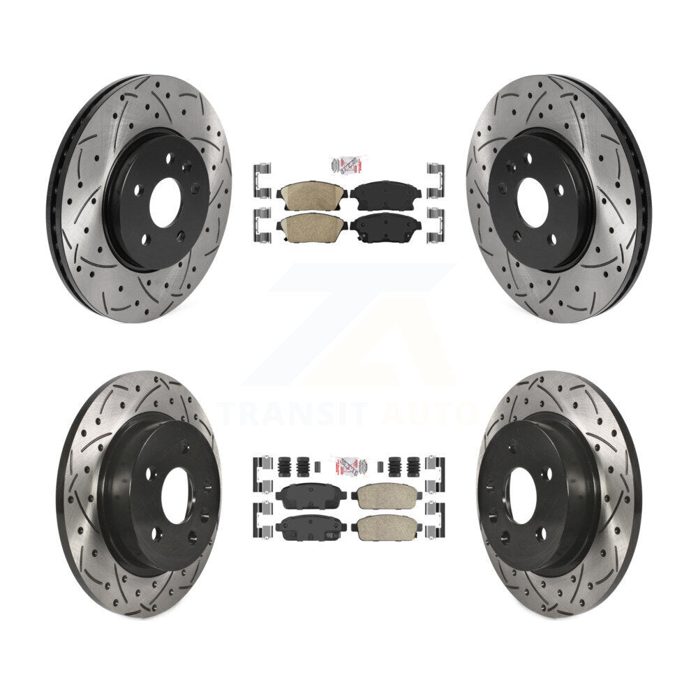 Transit Auto KDA-101554 Disc Brake Kit for 2013-2017 Buick Encore, Chevrolet Trax - Front and Rear product image