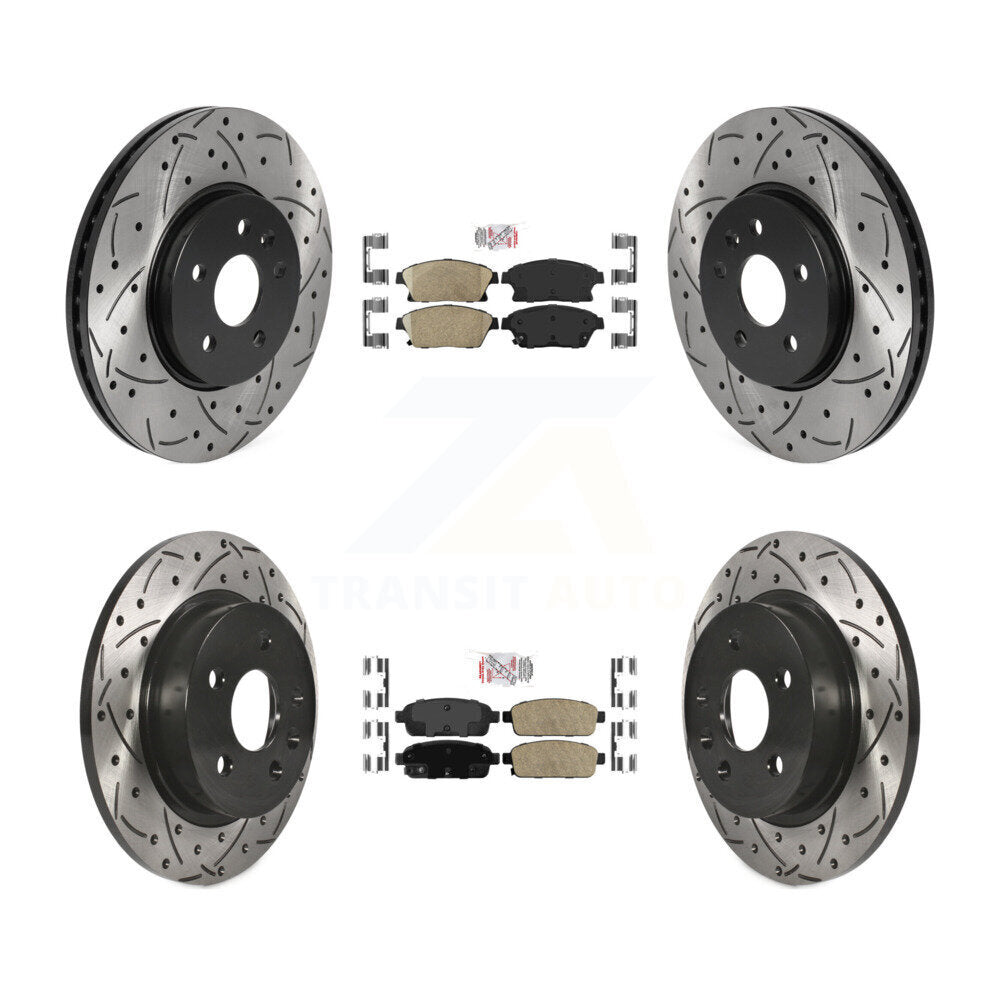 Transit Auto KDA-101555 Disc Brake Kit for 2013-2017 Buick Encore, Chevrolet Trax - Front and Rear product image