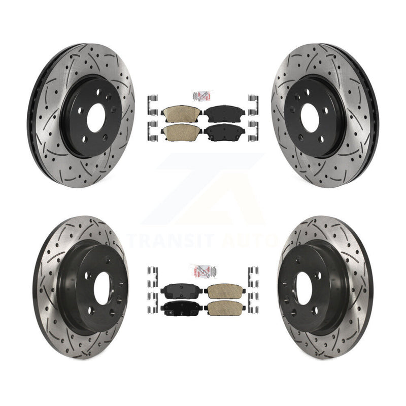 Transit Auto KDA-101555 Disc Brake Kit for 2013-2017 Buick Encore, Chevrolet Trax - Front and Rear product image