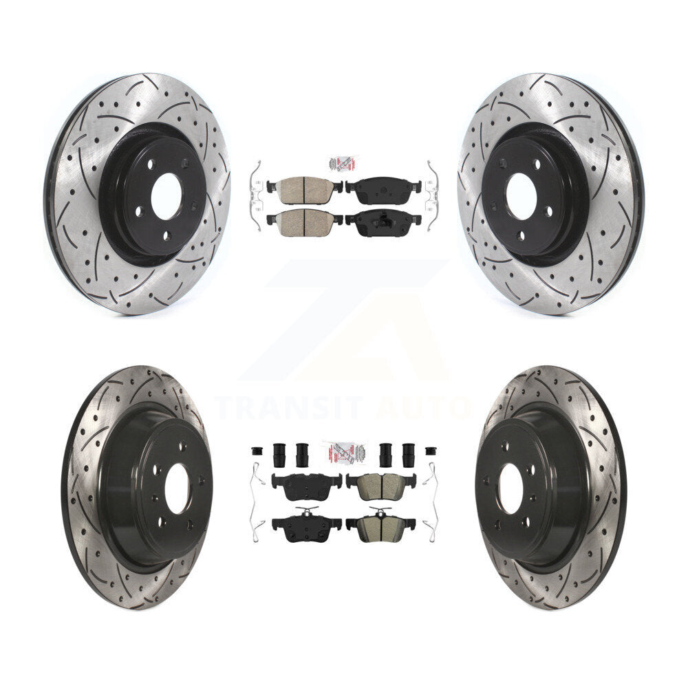 Transit Auto KDA-101557 Disc Brake Kit for 2015-2019 Lincoln MKC - Front and Rear product image