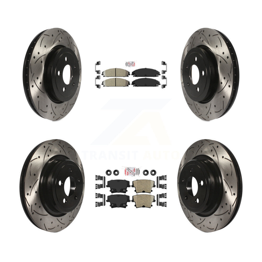 Transit Auto KDA-101560 Disc Brake Kit for 2006-2013 Dodge Charger - Front and Rear product image
