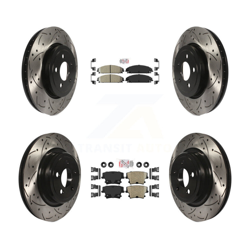 Transit Auto KDA-101560 Disc Brake Kit for 2006-2013 Dodge Charger - Front and Rear product image