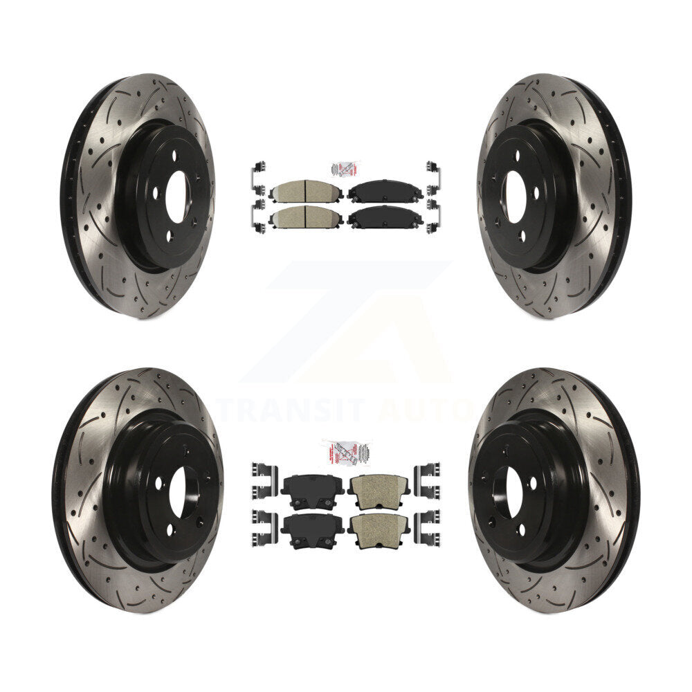 Transit Auto KDA-101561 Disc Brake Kit for 2006-2013 Dodge Charger - Front and Rear product image