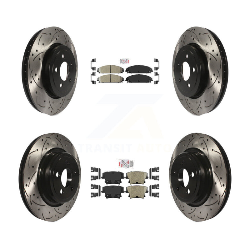 Transit Auto KDA-101561 Disc Brake Kit for 2006-2013 Dodge Charger - Front and Rear product image