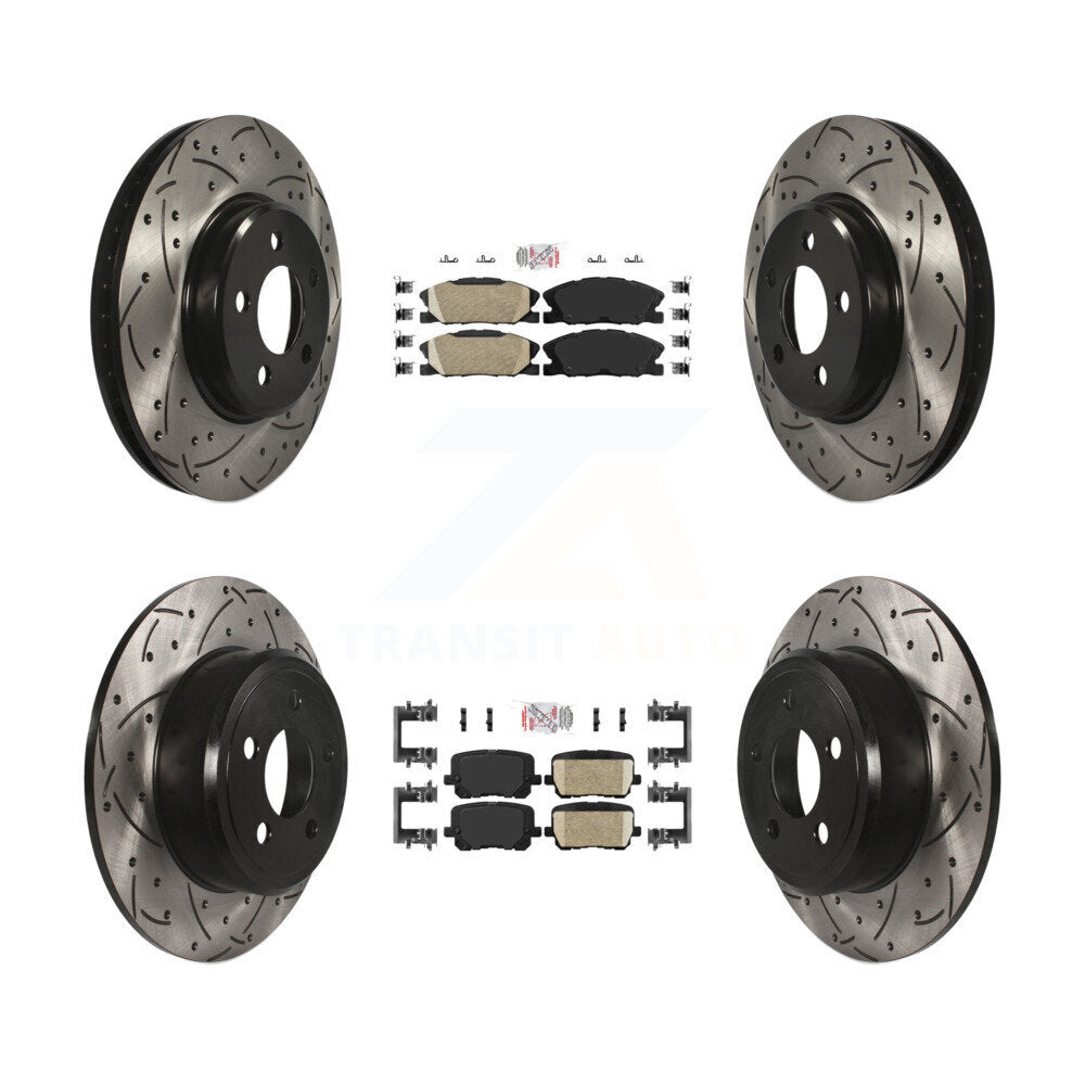 Transit Auto KDA-101562 Disc Brake Kit for 2014-2018 Dodge Charger - Front and Rear product image