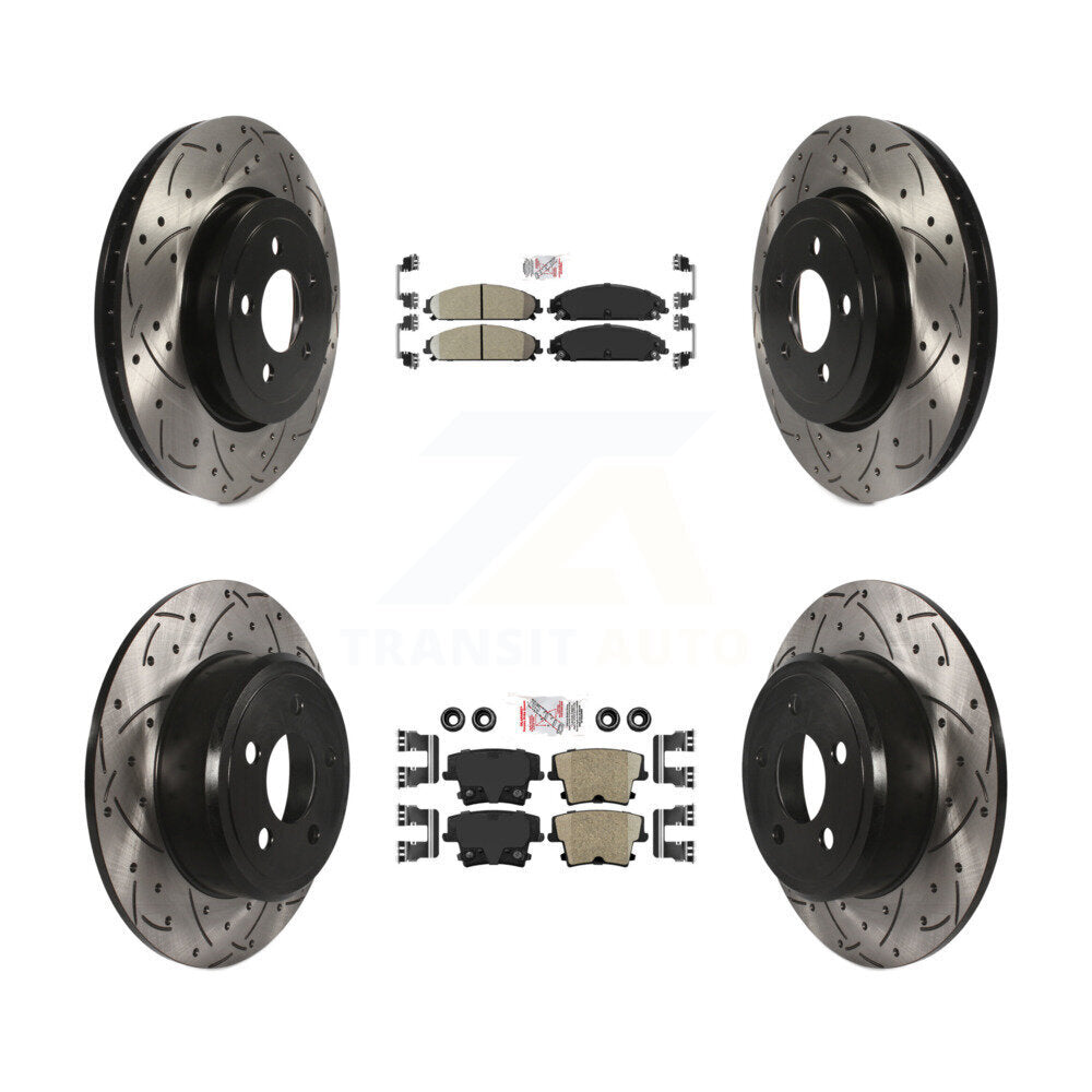 Transit Auto KDA-101572 Disc Brake Kit for 2005-2006 Chrysler 300 - Front and Rear product image