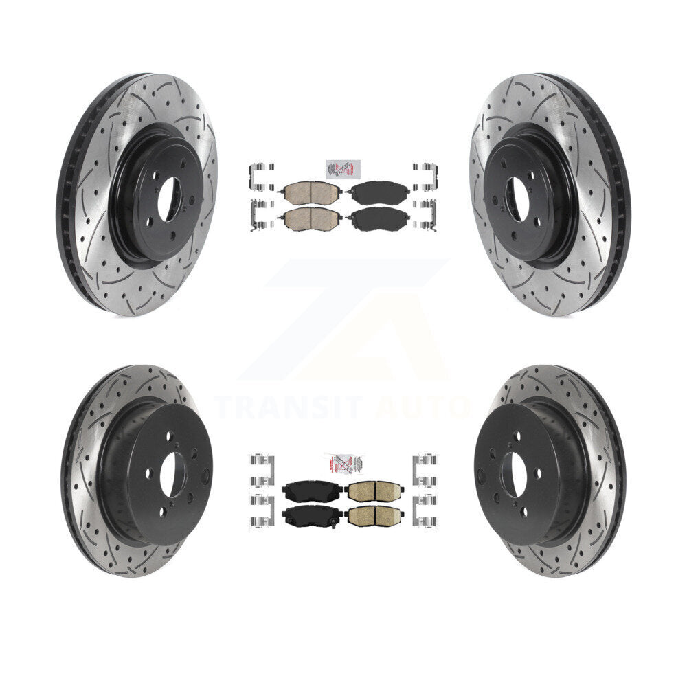 Transit Auto KDA-101584 Disc Brake Kit for 2014-2018 Subaru Forester - Front and Rear product image
