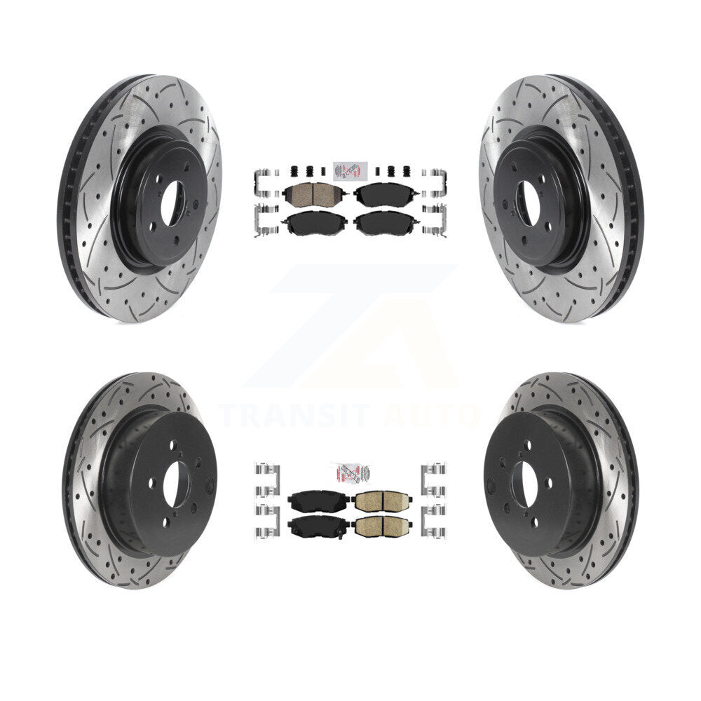Transit Auto KDA-101585 Disc Brake Kit for 2014-2018 Subaru Forester - Front and Rear product image