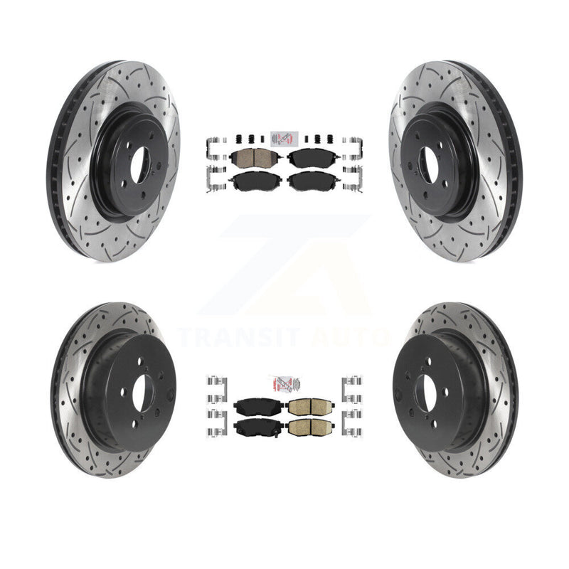 Transit Auto KDA-101585 Disc Brake Kit for 2014-2018 Subaru Forester - Front and Rear product image