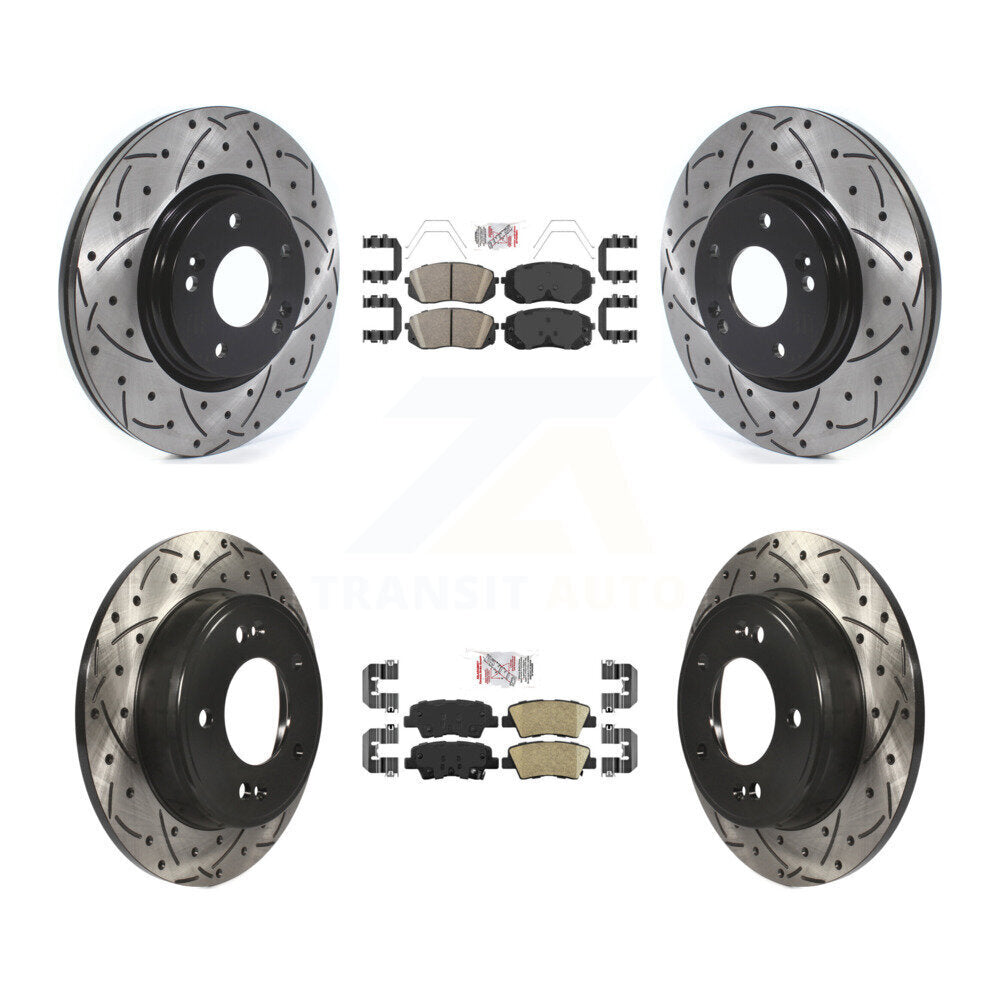 Transit Auto KDA-101586 Disc Brake Kit for 2021 Kia Forte5 - Front and Rear product image