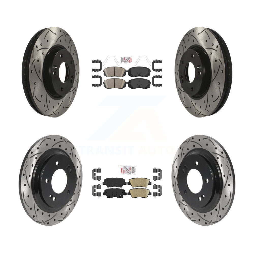Transit Auto KDA-101588 Disc Brake Kit for 2017-2019 Kia Soul EV - Front and Rear product image