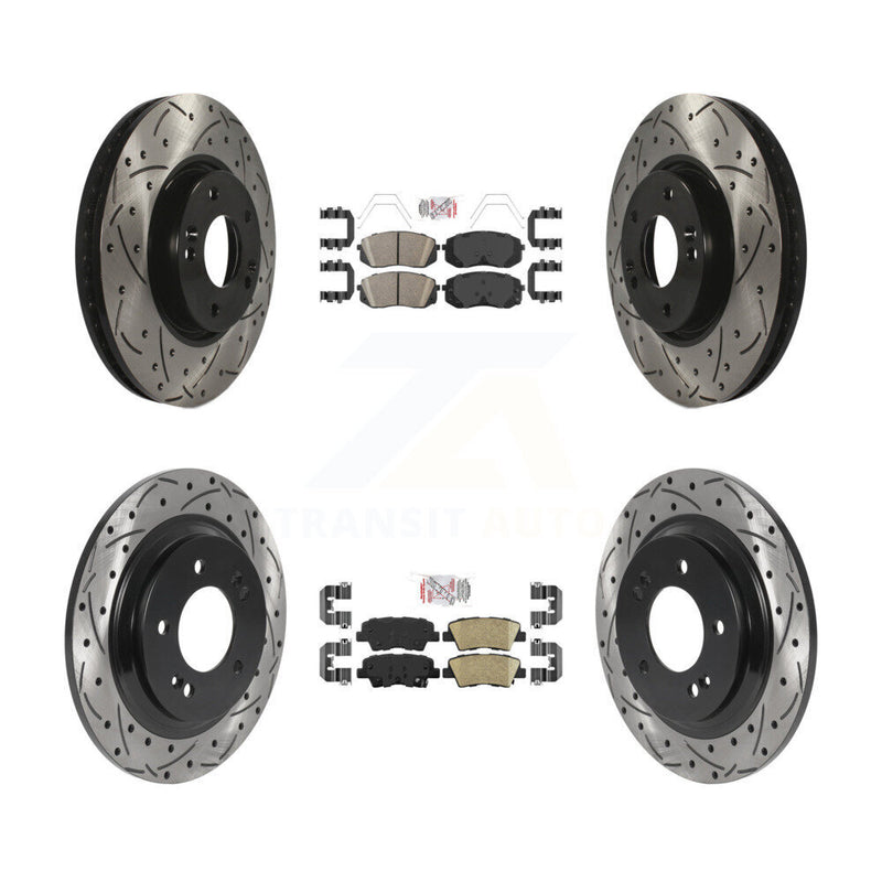 Transit Auto KDA-101588 Disc Brake Kit for 2017-2019 Kia Soul EV - Front and Rear product image