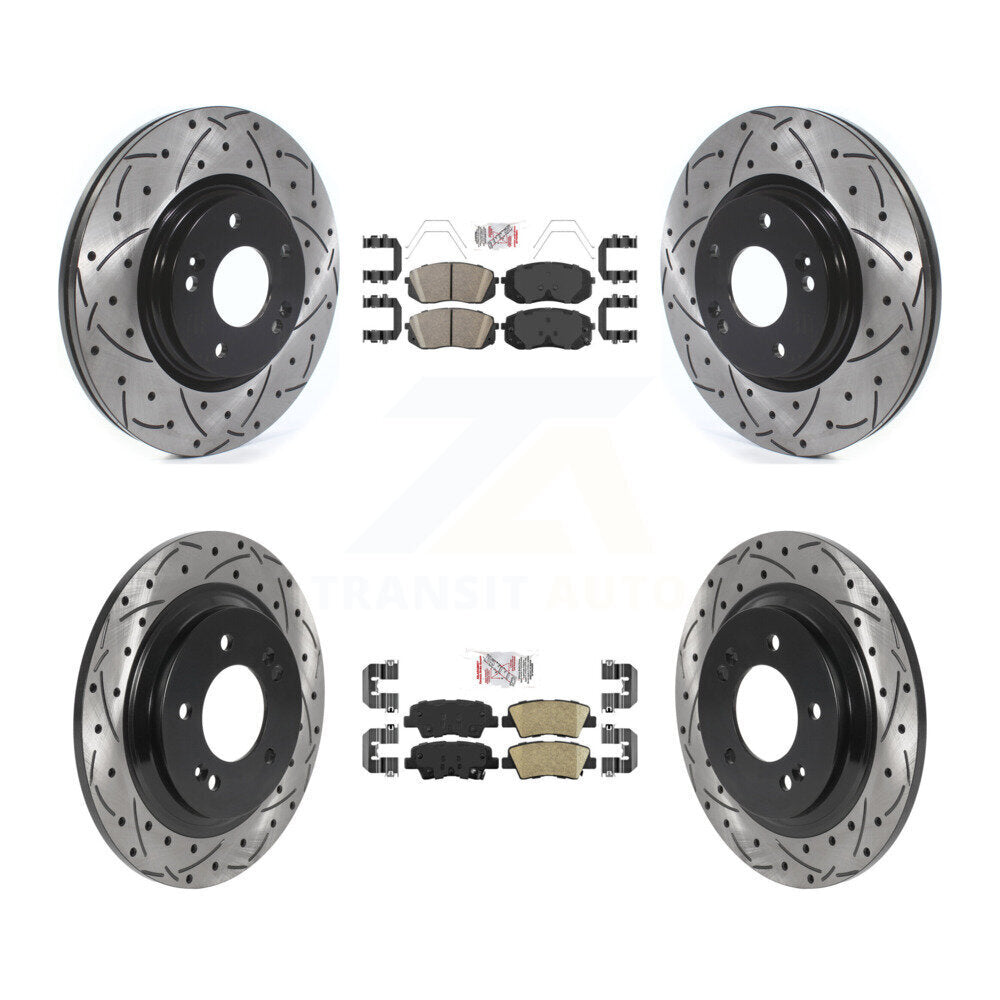 Transit Auto KDA-101589 Disc Brake Kit for 2018-2022 Kia Forte5, Hyundai Elantra GT - Front and Rear product image