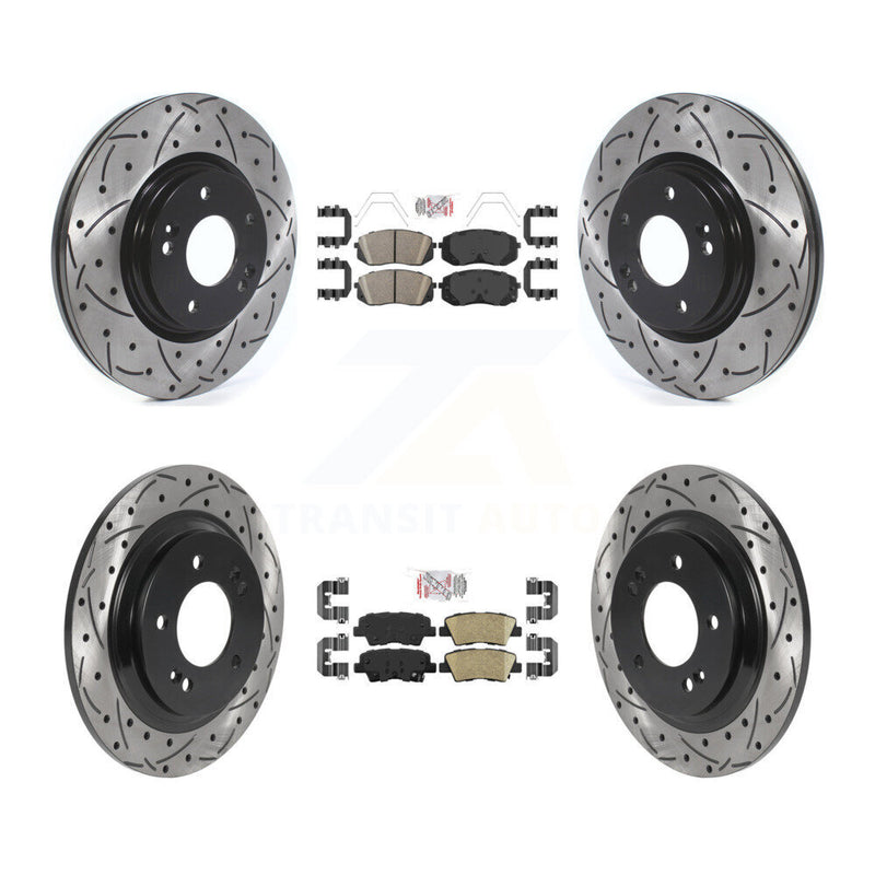 Transit Auto KDA-101589 Disc Brake Kit for 2018-2022 Kia Forte5, Hyundai Elantra GT - Front and Rear product image