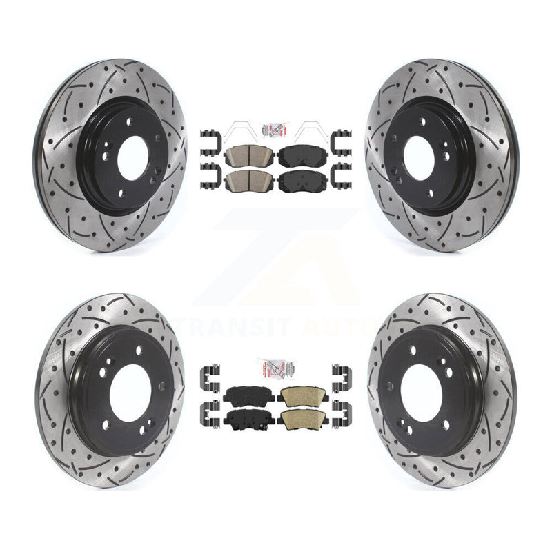 Transit Auto KDA-101592 Disc Brake Kit for 2019-2023 Kia Forte, Kia Forte5, Hyundai Veloster - Front and Rear product image