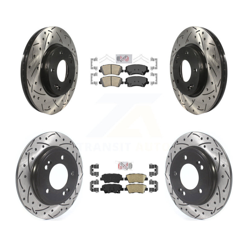 Transit Auto KDA-101593 Disc Brake Kit for 2019-2021 Hyundai Veloster - Front and Rear product image