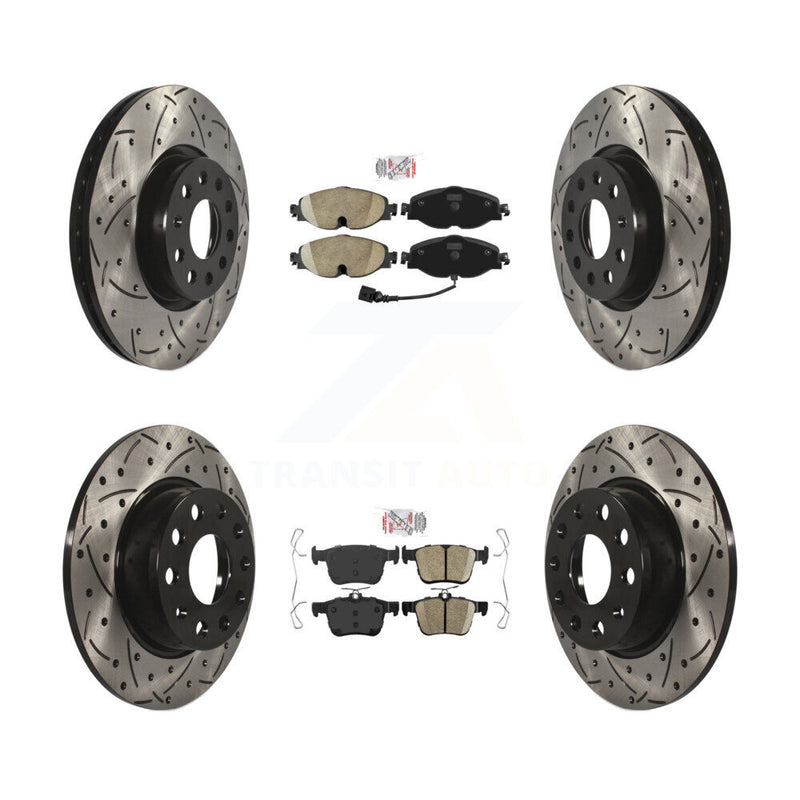 Transit Auto KDA-101594 Disc Brake Kit for 2015-2023 Volkswagen Taos, Audi A3, Audi TT Quattro & more - Front and Rear product image