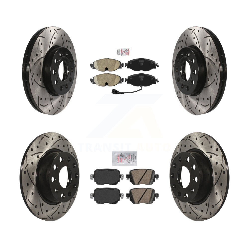Transit Auto KDA-101601 Disc Brake Kit for 2015-2021 Volkswagen Golf, Volkswagen Golf SportWagen - Front and Rear product image