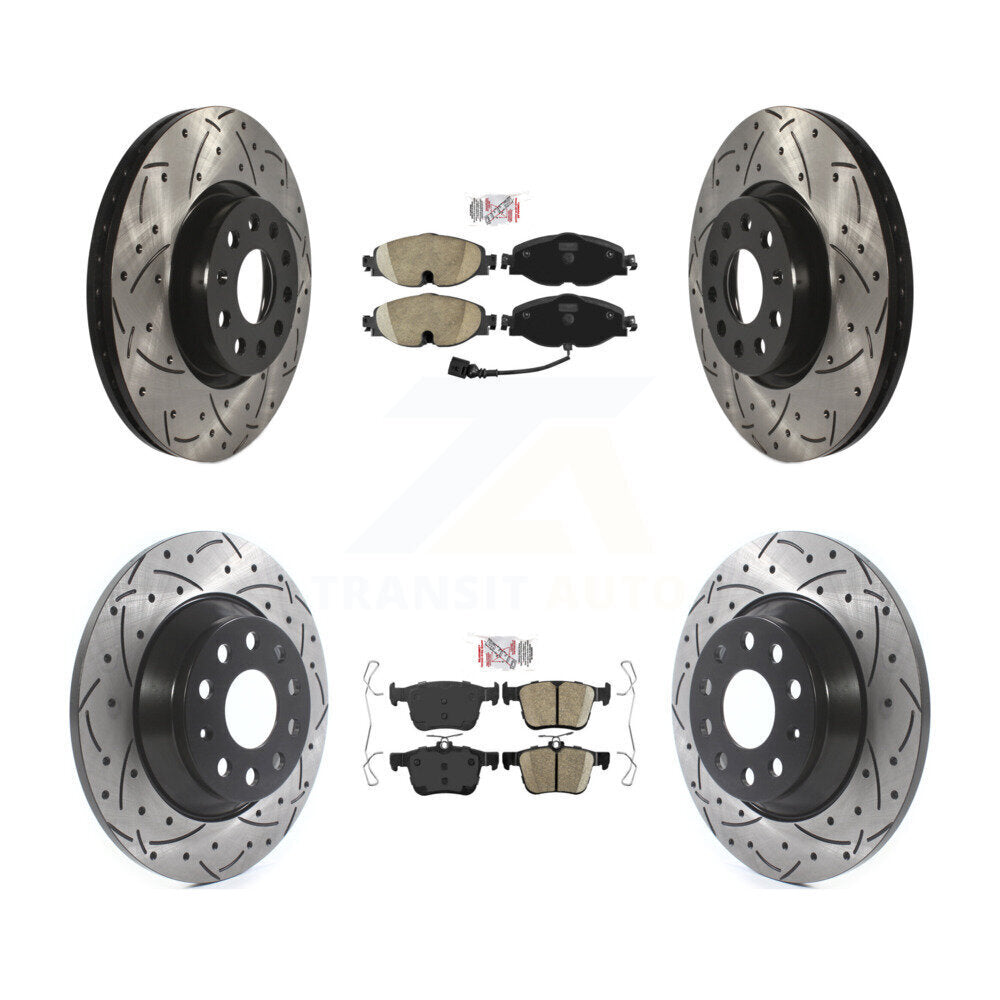 Transit Auto KDA-101602 Disc Brake Kit for 2016-2022 Audi TT Quattro - Front and Rear product image