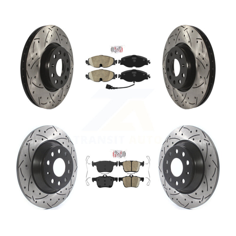 Transit Auto KDA-101602 Disc Brake Kit for 2016-2022 Audi TT Quattro - Front and Rear product image