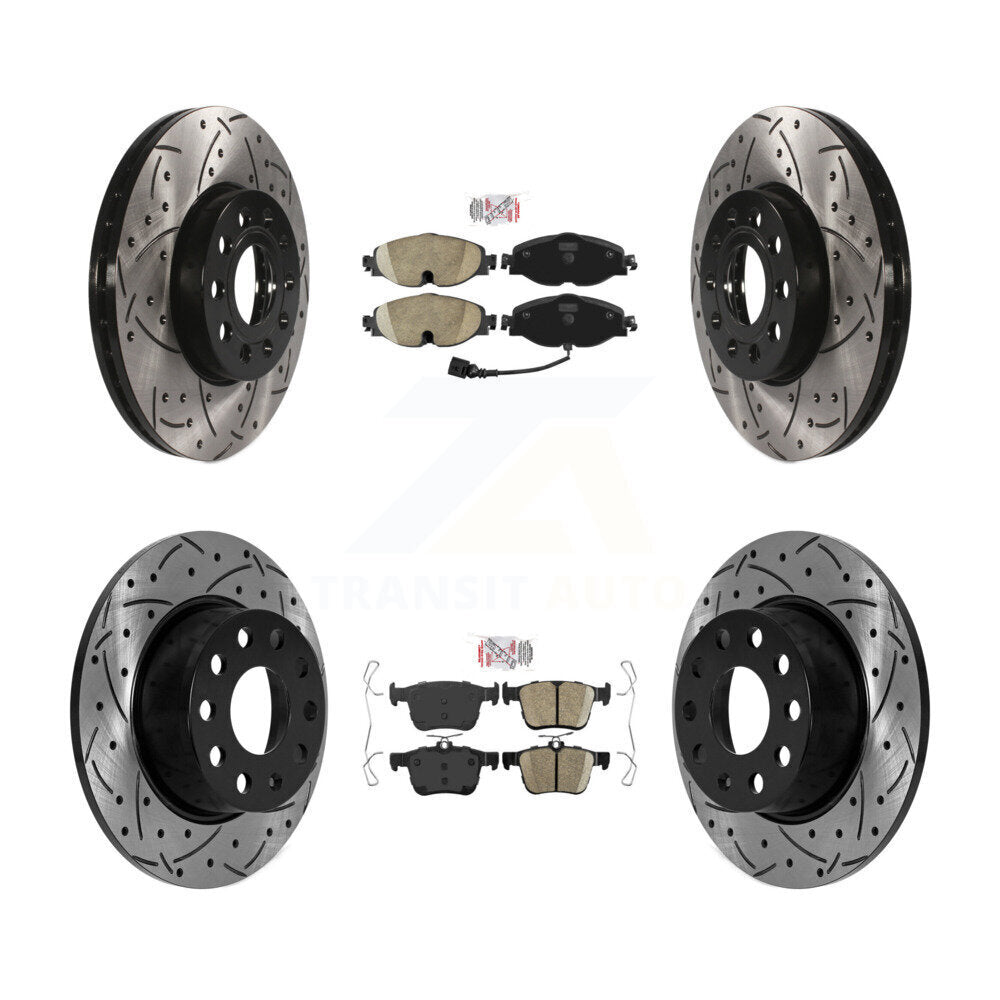 Transit Auto KDA-101605 Disc Brake Kit for 2019-2023 Volkswagen Taos, Volkswagen Jetta - Front and Rear product image