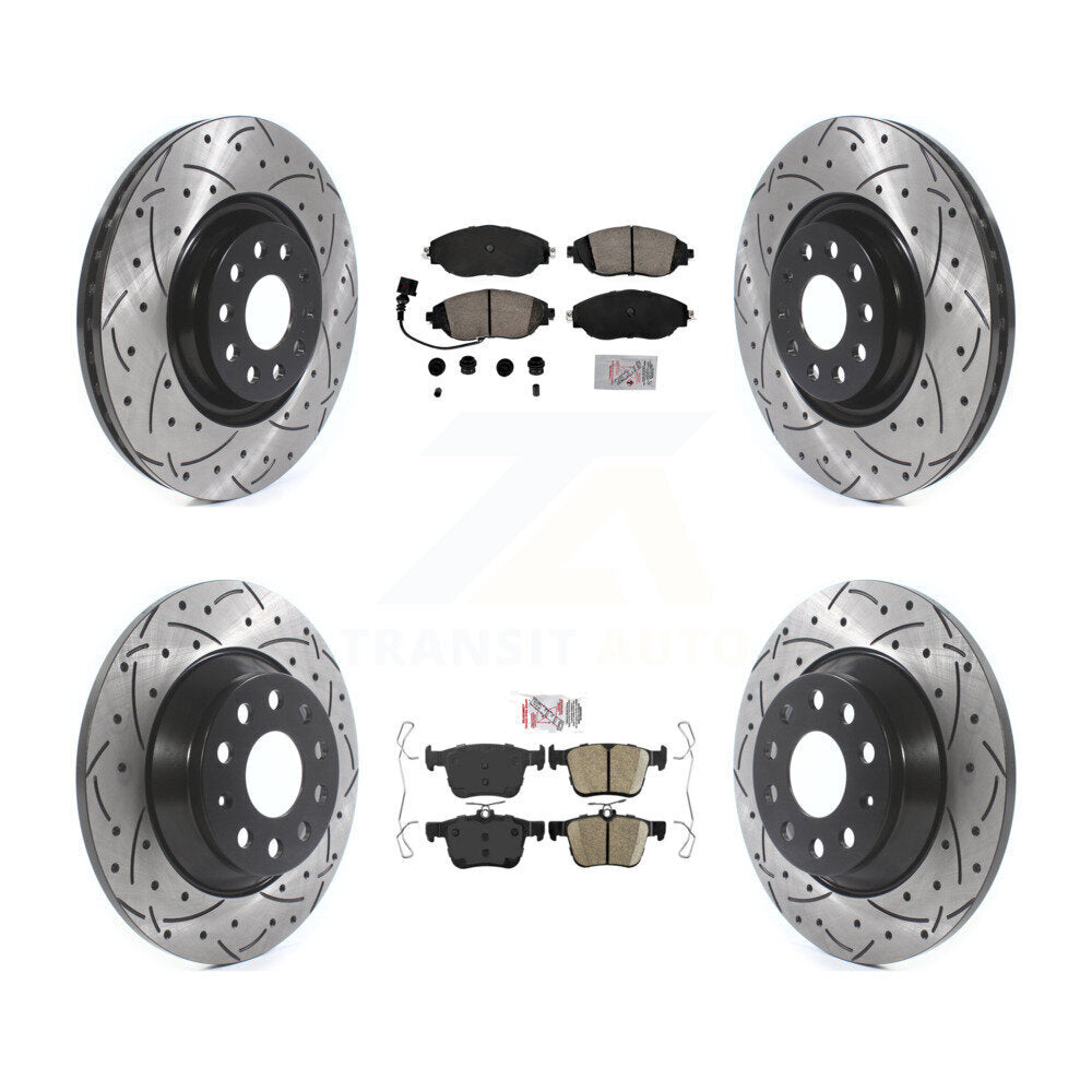 Transit Auto KDA-101606 Disc Brake Kit for 2019-2021 Volkswagen Jetta - Front and Rear product image
