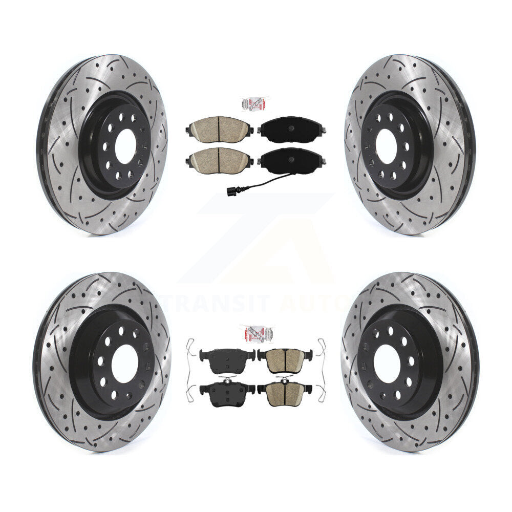 Transit Auto KDA-101610 Disc Brake Kit for 2015-2023 Audi A3 Quattro, Volkswagen Arteon, Audi S3 & more - Front and Rear product image